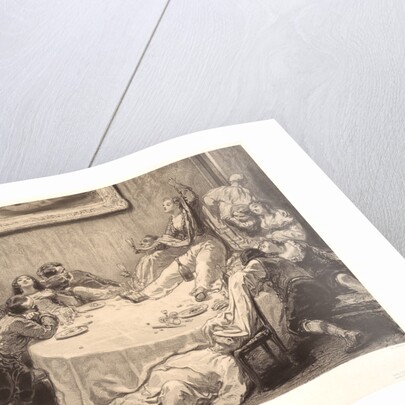 La Chanson de Table, 1852 by Paul Gavarni