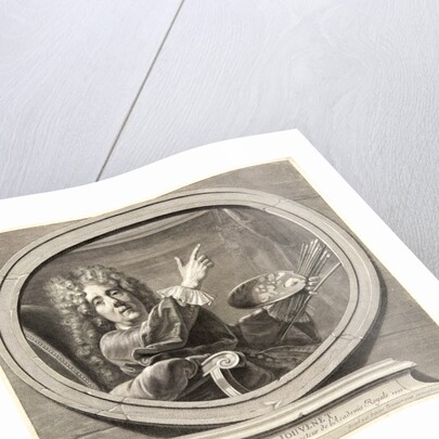 Portrait of Jean Jouvenet, Painter to the King, Director of the Royal Academy, 1707 by Antoine Trouvain