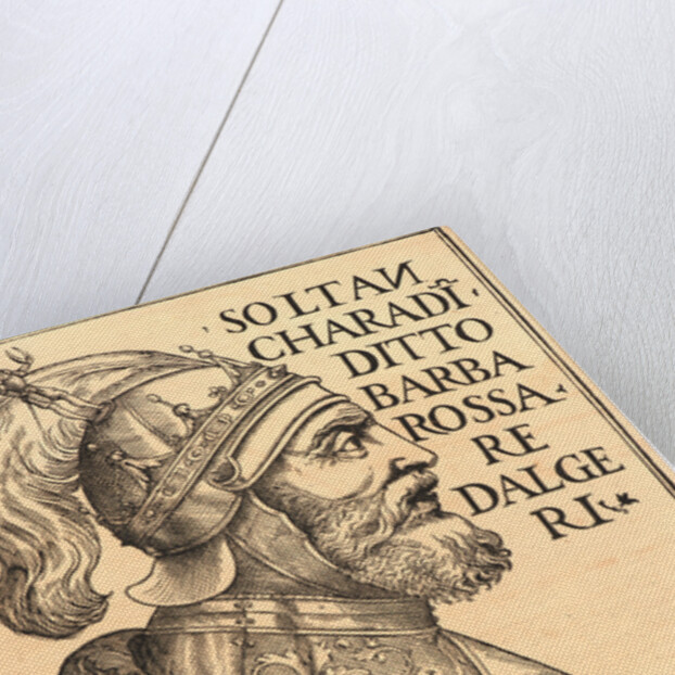 Soltan Charadin, Barbarossa Re Dalgeri, 1535 by Luca Antonio de Giunta