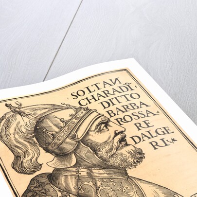 Soltan Charadin, Barbarossa Re Dalgeri, 1535 by Luca Antonio de Giunta