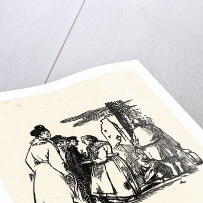 Image from La Bièvre, Les Gobelins, Saint-Séverin, ca. 1901 by Auguste Louis Lepère