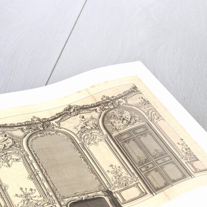 Salon de Mgr. le Prince de Rohan, coté de la cheminée, 18th century by Auger Lucas