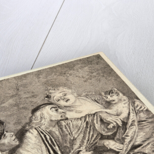 The Sick Cat (Le Chat Malade}, 1731 by Jean-Étienne Liotard