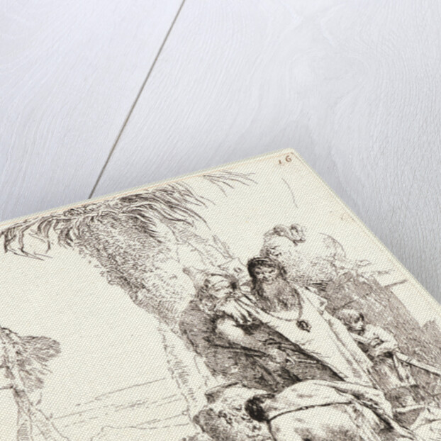 A Shepherd with Two Magicians, ca. 1735-1740 by Giovanni Battista Tiepolo