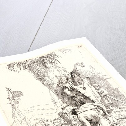 A Shepherd with Two Magicians, ca. 1735-1740 by Giovanni Battista Tiepolo