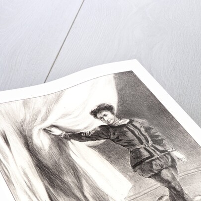 Hamlet: Vraiment ce conseiller.., 1834-1843 by Eugène Delacroix