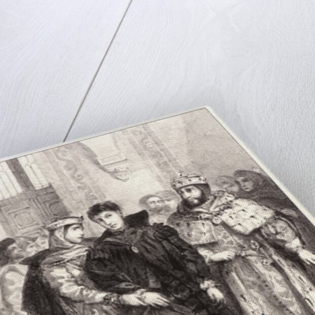 Hamlet: Cher Hamlet.., 1834-1843 by Eugène Delacroix