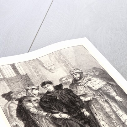 Hamlet: Cher Hamlet.., 1834-1843 by Eugène Delacroix