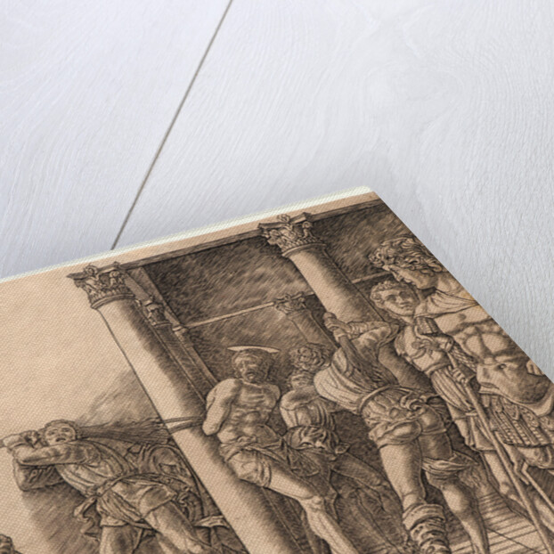 Flagellation with a Pavement, ca. 1465-1470 by Andrea Mantegna