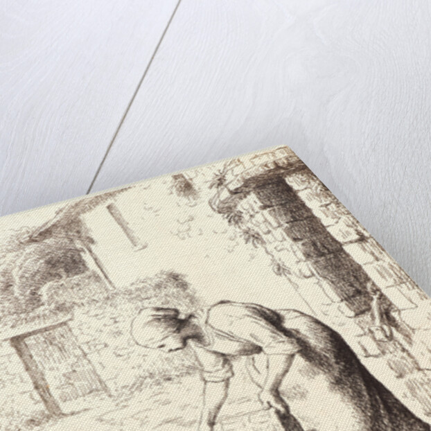 Woman Emptying a Pail (Femme vidant un seau), 1862 by Jean-François Millet