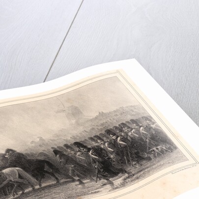 Ils grognaient, et le suivaient toujours!, 1836 by Auguste Raffet