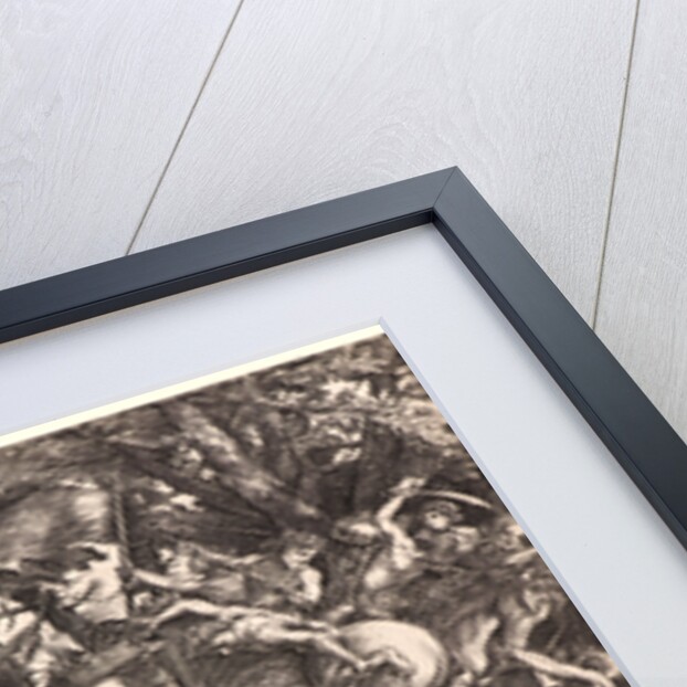 The Battle of Naked Men, 16th century by Domenico Campagnola