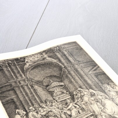 Christ Disputing with the Doctors in the Temple, before 1551 by Domenico Beccafumi