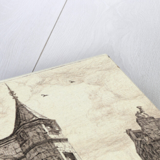 Tourelle de l'École de Médecine, Dite de Marat, 1861 by Charles Meryon