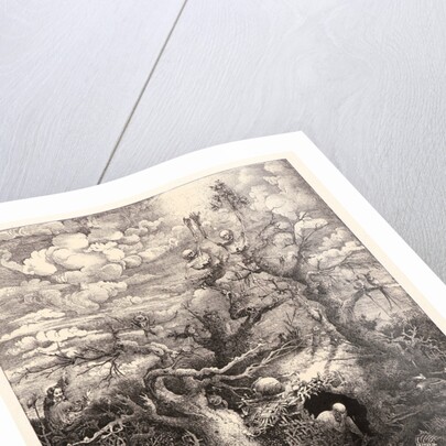 Comedy of Death (Comédie de la Mort), 1854 by Rodolphe Bresdin