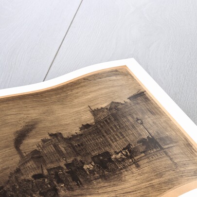 Winter Morning on the Quai (Un Quai de Paris—Matinée d'Hiver sur les Quais), 19th century by Félix Hilaire Buhot