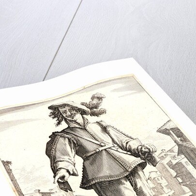 Braggadocio, 1618 by Jacques Callot