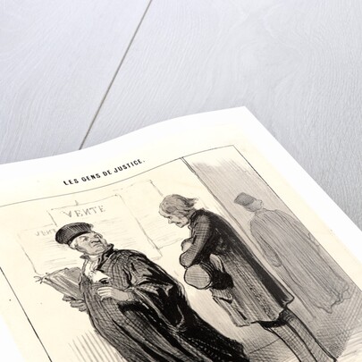 Mon cher Monsieur...Impossible de plaider votre affaire, 1846 by Honoré Daumier