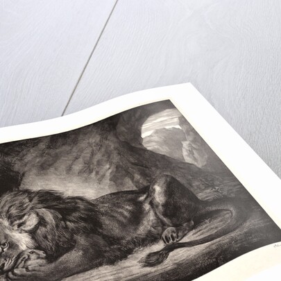 Lion of the Atlas Mountains (Lion d'Atlas), 1829 by Eugène Delacroix