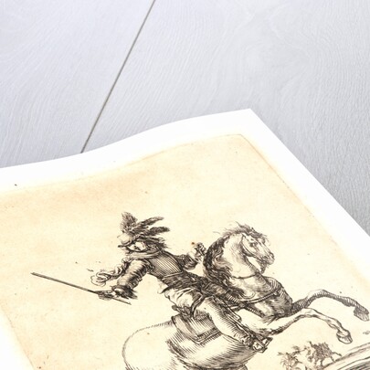 Commandant à cheval, 1642-1645 by Stefano Della Bella