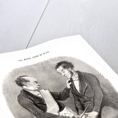 Réception d'un Franc-Macon, 1846 by Honoré Daumier