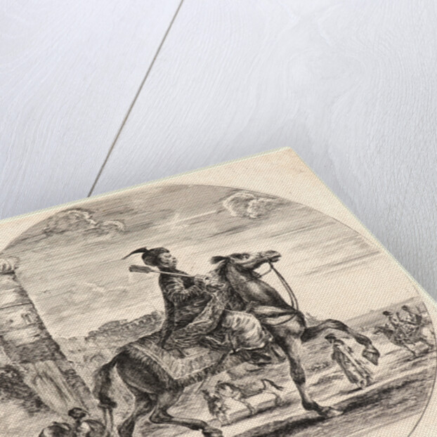 Polish Cavalryman (Un cavalier polonais), 1641 by Stefano Della Bella