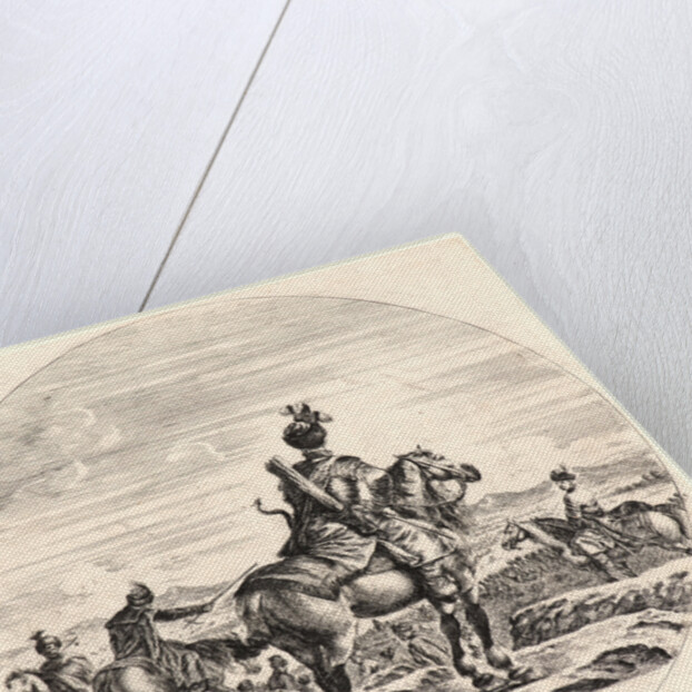 Cavalier polonais, avec arc et carquois, 1651 by Stefano Della Bella