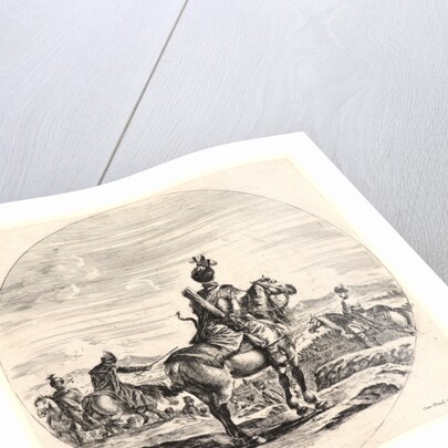 Cavalier polonais, avec arc et carquois, 1651 by Stefano Della Bella