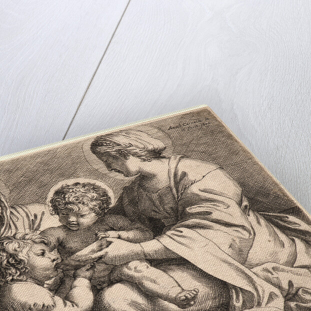 Virgin and Child with St. John and St. Anne, 1606 by Annibale Carracci
