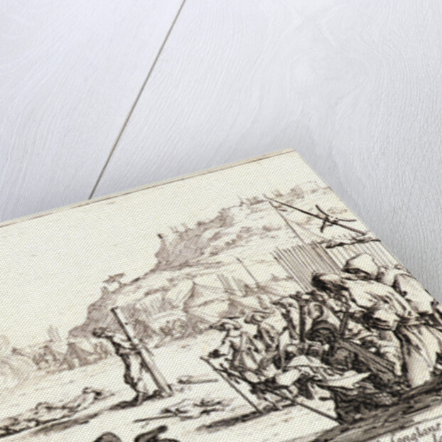 The Shooting (L'Arquebusade), 1633 by Jacques Callot