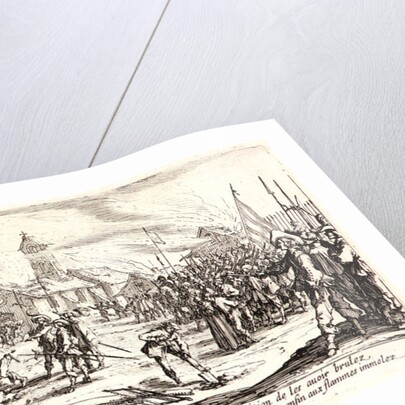 The Burning (Le Bucher), 1633 by Jacques Callot