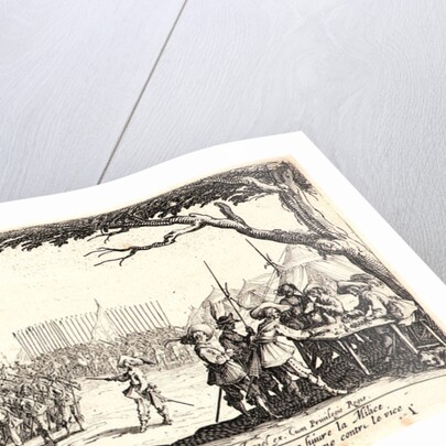L'Enrolment des Troupes, 1633 by Jacques Callot