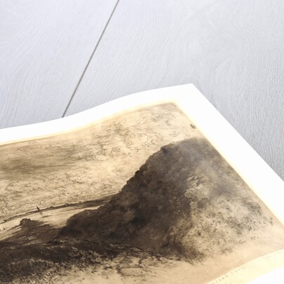 The Cliff, Bay of St. Malo (La Falaise, Baie de St. Malo), 1886 by Félix Hilaire Buhot