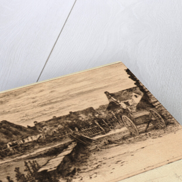 The Large Thatched Cottages (Les Grandes Chaumières), 19th century by Félix Hilaire Buhot