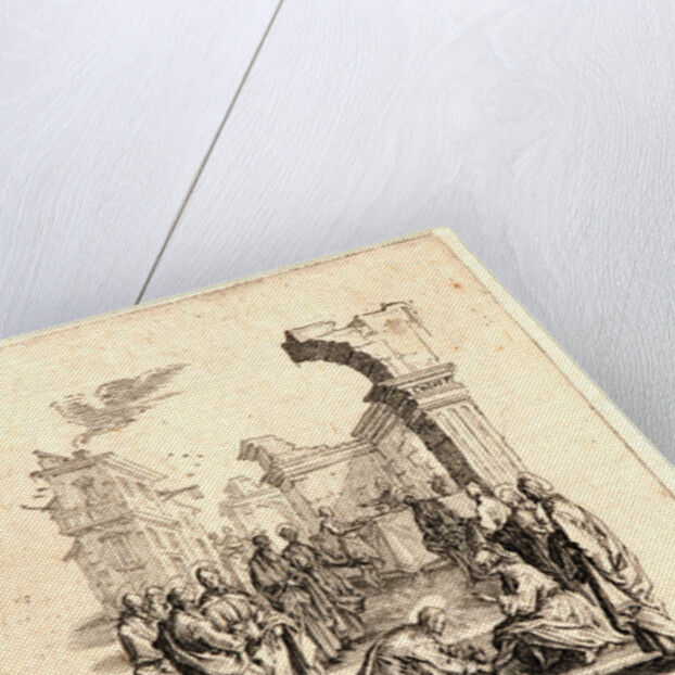 Christ Washing the Apostles' Feet (Le lavement des pieds), 1624 by Jacques Callot