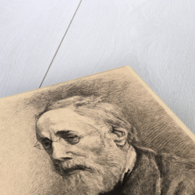 A Painter Etcher (Portrait of Jozef Israels), 19th century by Charles Courtry