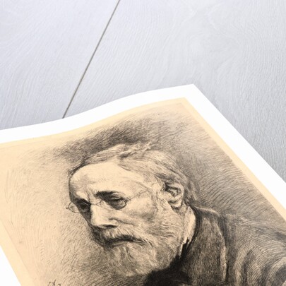 A Painter Etcher (Portrait of Jozef Israels), 19th century by Charles Courtry