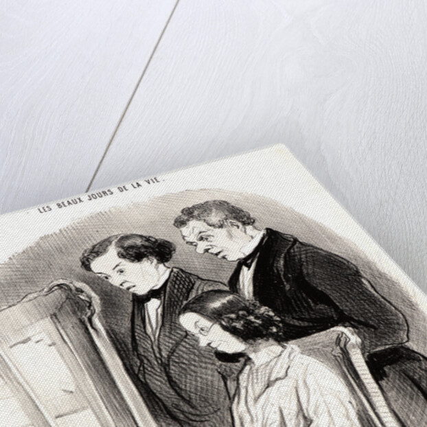 La dame qui cultive les arts, 1846 by Honoré Daumier