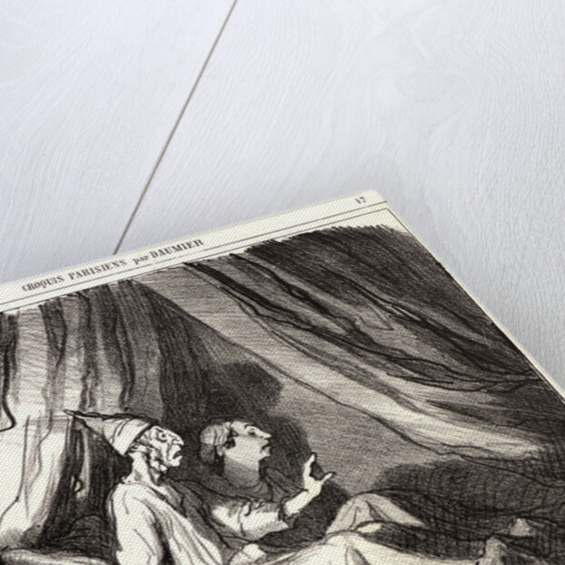 Un réveil en sursaut, 1865 by Honoré Daumier