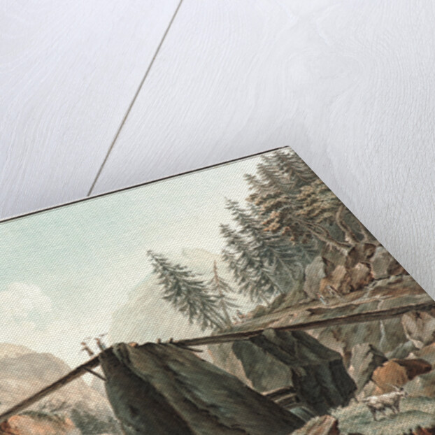 The Devil's Bridge, ca. 1780- 1790 by Charles-Melchior Descourtis