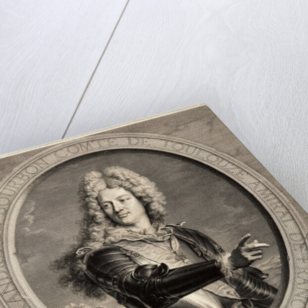Portrait of Louis-Alexandre de Bourbon, Comte de Toulouse, 1714 by Pierre Drevet