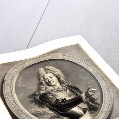 Portrait of Louis-Alexandre de Bourbon, Comte de Toulouse, 1714 by Pierre Drevet