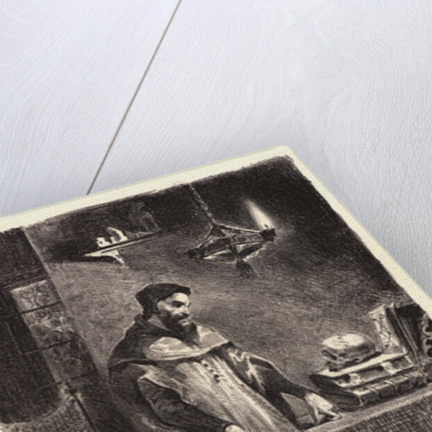 Faust in His Study (Faust dans son cabinet), 1828 by Eugène Delacroix