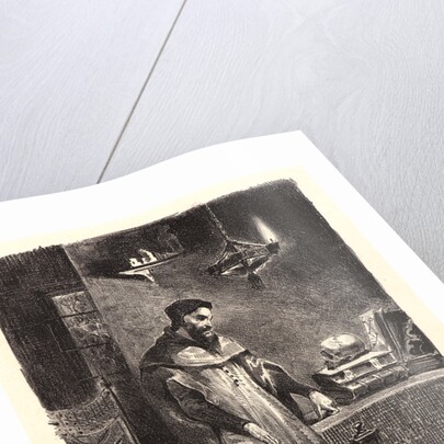 Faust in His Study (Faust dans son cabinet), 1828 by Eugène Delacroix