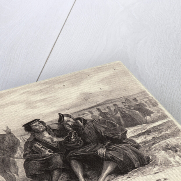 Faust and Wagner (Faust et Wagner), 1828 by Eugène Delacroix