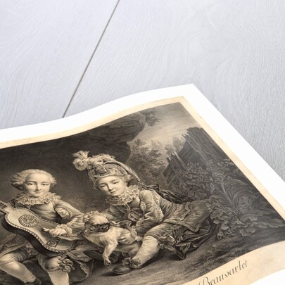 The Sons of the Duke of Béthune, ca. 1770-1780 by Jacques Firmin Beauvarlet