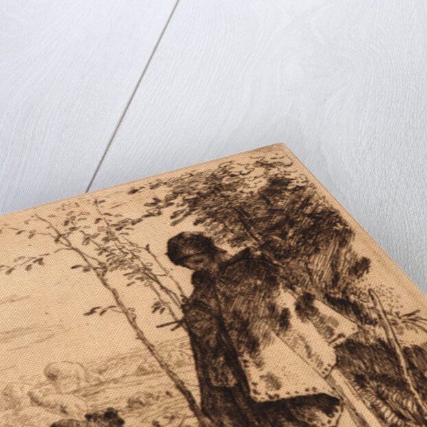 Shepherdess Knitting (La Grande Bergère), 1862 by Jean-François Millet