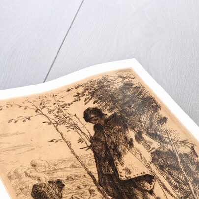 Shepherdess Knitting (La Grande Bergère), 1862 by Jean-François Millet