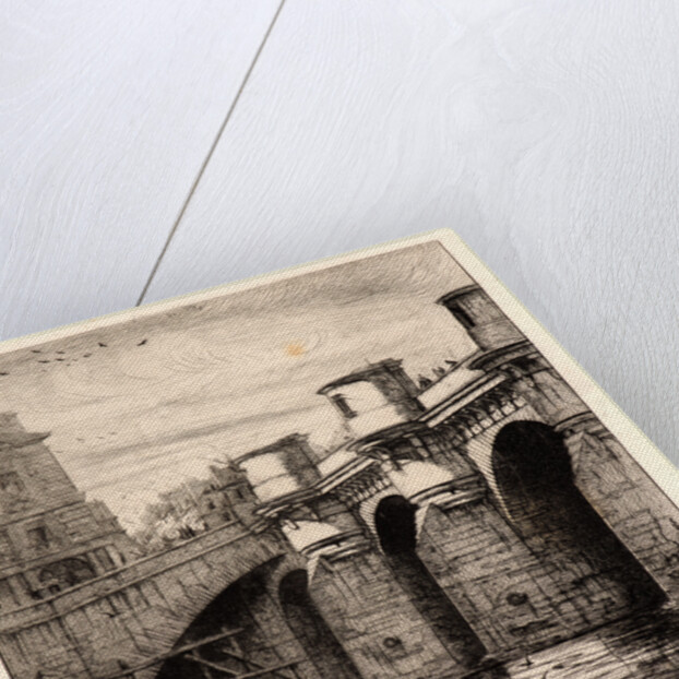 Le Pont Neuf, 1853 by Charles Meryon