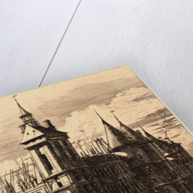 The Clock Tower (La Tour de L'Horloge), 1852 by Charles Meryon